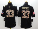 Nike Dallas Cowboys #33 Tony Dorsett Salute To Service Black Limited Jersey Nfl