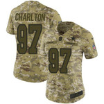 Nike Cowboys #97 Taco Charlton Camo Women's Stitched Nfl Limited 2018 Salute To Service Jersey Nfl- Women's
