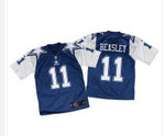 Nike Cowboys #11 Cole Beasley Navy Bluewhite Throwback Men's Stitched Nfl Elite Jersey Nfl