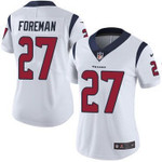 Women's Nike Texans #27 D'onta Foreman White Stitched Nfl Vapor Untouchable Limited Jersey Nfl- Women's