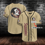 Personalize Baseball Jersey - Custom name - COLLEGE FSSE TEAM Creme Baseball Jersey | Colorful | Adult Unisex | S - 5XL Full Size - Baseball Jersey LF