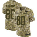 Nike Packers #80 Jimmy Graham Camo Men's Stitched Nfl Limited 2018 Salute To Service Jersey Nfl