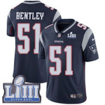#51 Limited Ja'whaun Bentley Navy Blue Nike Nfl Home Men's Jersey New England Patriots Vapor Untouchable Super Bowl Liii Bound Nfl