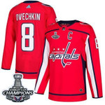 Adidas Washington Capitals #8 Alex Ovechkin Red Home Stanley Cup Final Champions Stitched Nhl Jersey Nhl