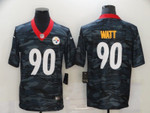 Men's Pittsburgh Steelers #90 T. J. Watt 2020 Camo Limited Stitched Nike Nfl Jersey Nfl