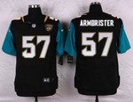 Men's Jacksonville Jaguars #57 Thurston Armbrister Black Team Color Nfl Nike Elite Jersey Nfl