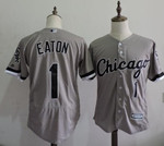 Men's Chicago White Sox #1 Adam Eaton Gray Road 2016 Flexbase Majestic Baseball Jersey Mlb