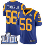 #56 Limited Dante Fowler Jr Royal Blue Nike Nfl Alternate Men's Jersey Los Angeles Rams Vapor Untouchable Super Bowl Liii Bound Nfl