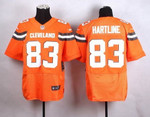 Nike Cleveland Browns #83 Brian Hartline 2015 Orange Elite Jersey Nfl