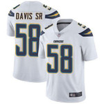 Chargers #58 Thomas Davis Sr White Men's Stitched Football Vapor Untouchable Limited Jersey Nfl