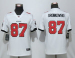 Women's Tampa Bay Buccaneers #87 Rob Gronkowski White 2020 New Vapor Untouchable Stitched Nfl Nike Limited Jersey Nfl- Women's