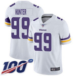 Nike Vikings #99 Danielle Hunter White Men's Stitched Nfl 100Th Season Vapor Limited Jersey Nfl