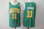 Boston Celtics 11 Kyrie Irving Nike Green 2018-19 Swingman Earned Edition Jersey Nba