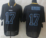 Nike San Diego Chargers #17 Philip Rivers Lights Out Black Elite Jersey Nfl