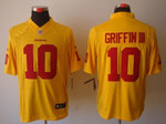 Nike Washington Redskins #10 Robert Griffin Iii Yellow Limited Jersey Nfl