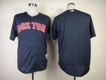 Boston Red Sox Blank Navy Blue Jersey Mlb