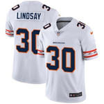 Denver Broncos #30 Phillip Lindsay Nike White Team Logo Vapor Limited Nfl Jersey Nfl