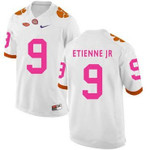 Clemson Tigers 9 Travis Etienne Jr White Breast Cancer Awareness College Football Jersey Ncaa