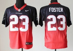Nike Houston Texans #23 Arian Foster Blue/Red Fadeaway Elite Jersey Nfl