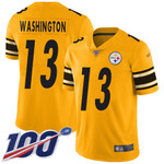 Nike Steelers #13 James Washington Gold Men's Stitched Nfl Limited Inverted Legend 100Th Season Jersey Nfl