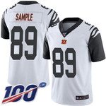 Nike Bengals #89 Drew Sample White Men's Stitched Nfl Limited Rush 100Th Season Jersey Nfl