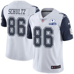 Nike Cowboys #86 Dalton Schultz White Men's Stitched With Established In 1960 Patch Nfl Limited Rush Jersey Nfl