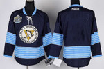 Pittsburgh Penguins Blank Navy Blue Third Jersey Nhl