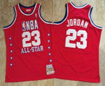 Nba 1989 All-Star #23 Michael Jordan Red Hardwood Classics Soul Au Throwback Jersey Nba