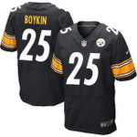 Men's Pittsburgh Steelers #25 Brandon Boykin Black Team Color Nfl Nike Elite Jersey Nfl