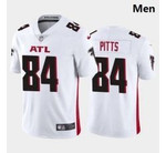 Men Atlanta Falcons #84 Kyle Pitts White 2021 Draft Jersey Nfl
