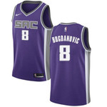 Women's Sacramento Kings #8 Bogdan Bogdanovic Purple Basketball Swingman Icon Edition Jersey Nba- Women's