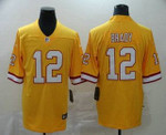 Men's Tampa Bay Buccaneers #12 Tom Brady Yellow 2020 New Vapor Untouchable Stitched Nfl Nike Limited Jersey Nfl