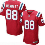 Men's New England Patriots #88 Martellus Bennett Red Alternate Stitched Nfl Nike Elite Jersey Nfl