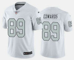 Men's Las Vegas Raiders #89 Bryan Edwards White 2020 Color Rush Stitched Nfl Nike Limited Jersey Nfl