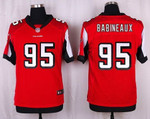 Men's Atlanta Falcons #95 Jonathan Babineaux Red Team Color Nfl Nike Elite Jersey Nfl