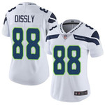 Nike Seahawks #88 Will Dissly White Women's Stitched Nfl Vapor Untouchable Limited Jersey Nfl- Women's
