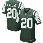 Men's New York Jets #20 Marcus Williams Green Team Color Nfl Nike Elite Jersey Nfl