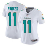 Women's Nike Dolphins #11 Devante Parker White Stitched Nfl Vapor Untouchable Limited Jersey Nfl- Women's