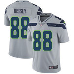 Nike Seattle Seahawks #88 Will Dissly Grey Alternate Men's Stitched Nfl Vapor Untouchable Limited Jersey Nfl