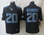 Nike Detroit Lions #20 Barry Sanders Black Impact Limited Jersey Nfl