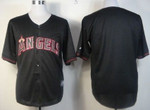 Personalize Jersey Men's La Angels Of Anaheim Customized 2012 Black Fashion Jersey Mlb