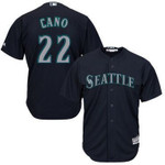 Men's Seattle Mariners #22 Robinson Cano Navy Blue New Cool Base Stitched Mlb Jersey Mlb