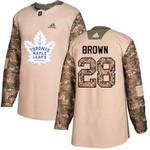 Adidas Maple Leafs #28 Connor Brown Camo 2017 Veterans Day Stitched Nhl Jersey Nhl