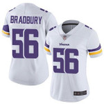 Vikings #56 Garrett Bradbury White Women's Stitched Football Vapor Untouchable Limited Jersey NFL- Women's