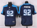 Men's Tennessee Titans #92 Ropati Pitoitua Navy Blue Alternate Nfl Nike Elite Jersey Nfl