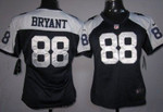 Nike Dallas Cowboys #88 Dez Bryant Blue Thanksgiving Game Womens Jersey Nfl- Women's