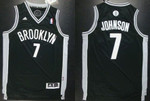 Brooklyn Nets #7 Joe Johnson Revolution 30 Swingman Black Jersey Nba