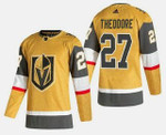 Men's Vegas Golden Knights #27 Shea Theodore Gold 2020-21 Alternate Stitched Adidas Jersey Nhl