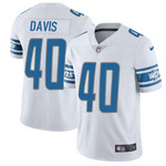 Nike Men's Detroit Lions #40 Jarrad Davis Vapor Untouchable Limited White Road Jersey Nfl