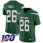 Jets #26 Le'veon Bell Green Team Color Men's Stitched Football 100Th Season Vapor Limited Jersey Nfl